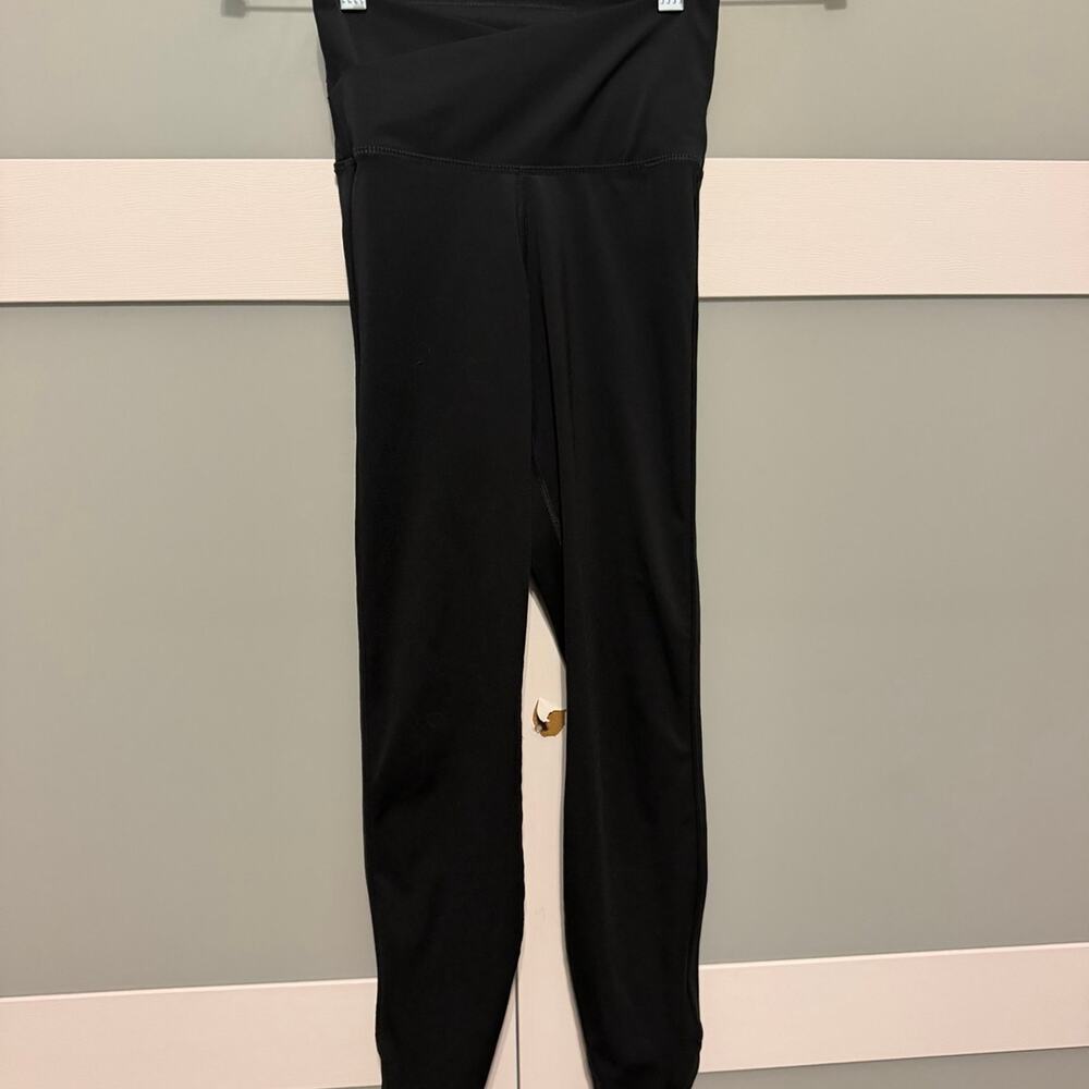 Nike Women’s Small Black High Rise Leggings Ankle Cutout Athletic Pants XS